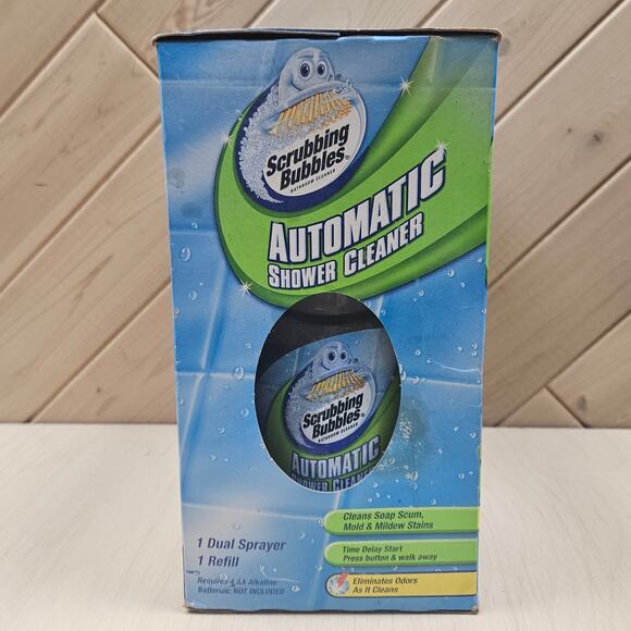 NIB Scrubbing Bubbles Automatic Shower Cleaner 32oz Solution Dual Sprayer - Picture 4 of 6